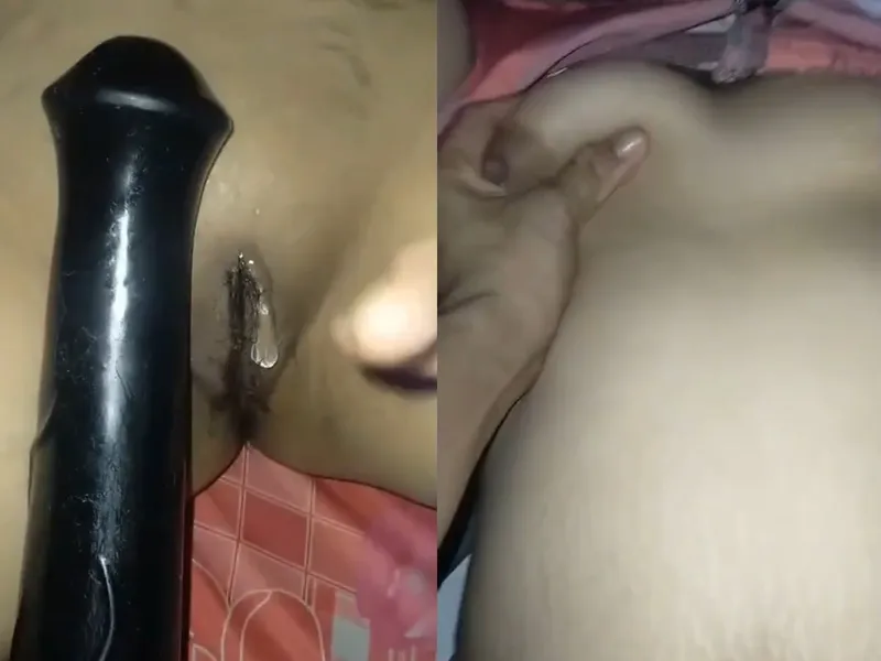 Bồ xinh tươi vú đẹp bướm múp móc lồn bằng sextoy cực sướng