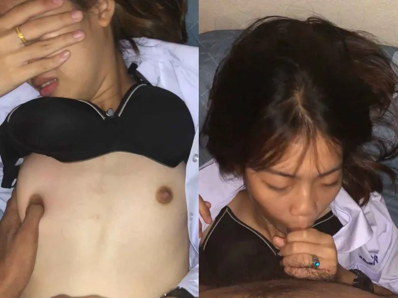Huấn luyện cô bạn gái sinh viên thành một con đỹ dâm nghiện liếm cậu bé p1